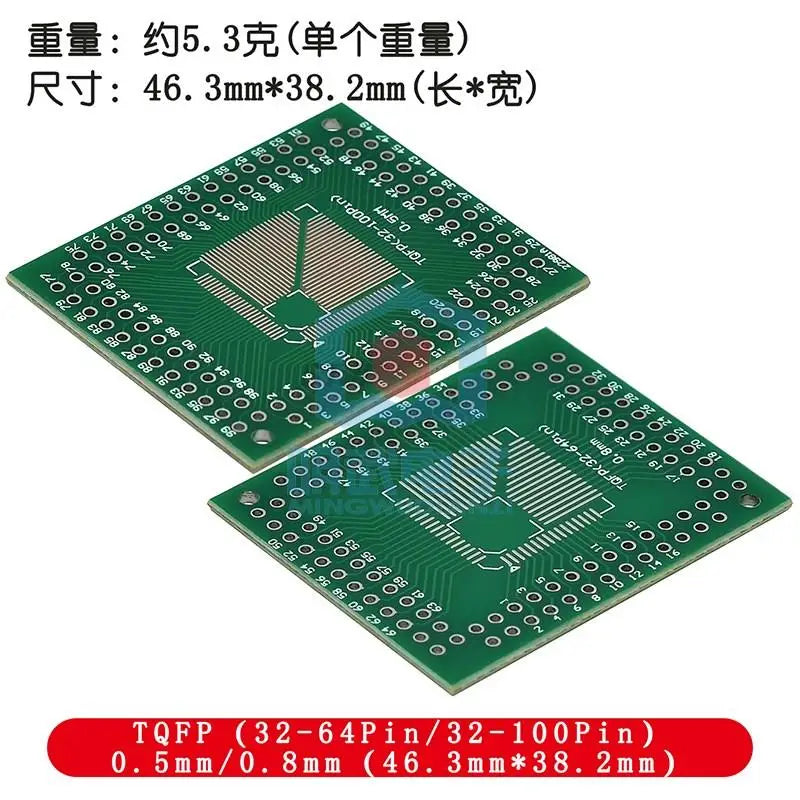 Custom 10PCS SOP Transfer Board SOP8 SOP10 SOP16 SOP28 TQFP QFN56/64 IC Test Board PCB Board SOT23 SMD to DIP