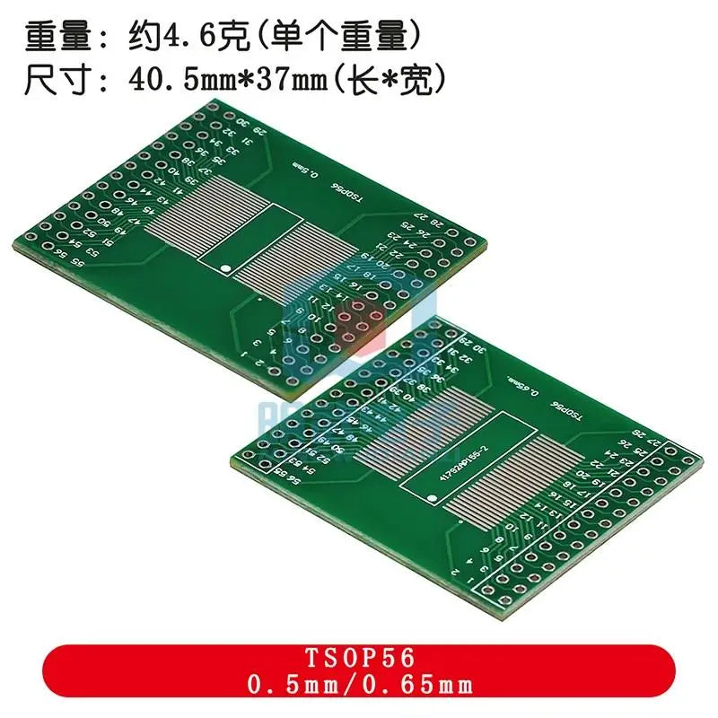 Custom 10PCS SOP Transfer Board SOP8 SOP10 SOP16 SOP28 TQFP QFN56/64 IC Test Board PCB Board SOT23 SMD to DIP