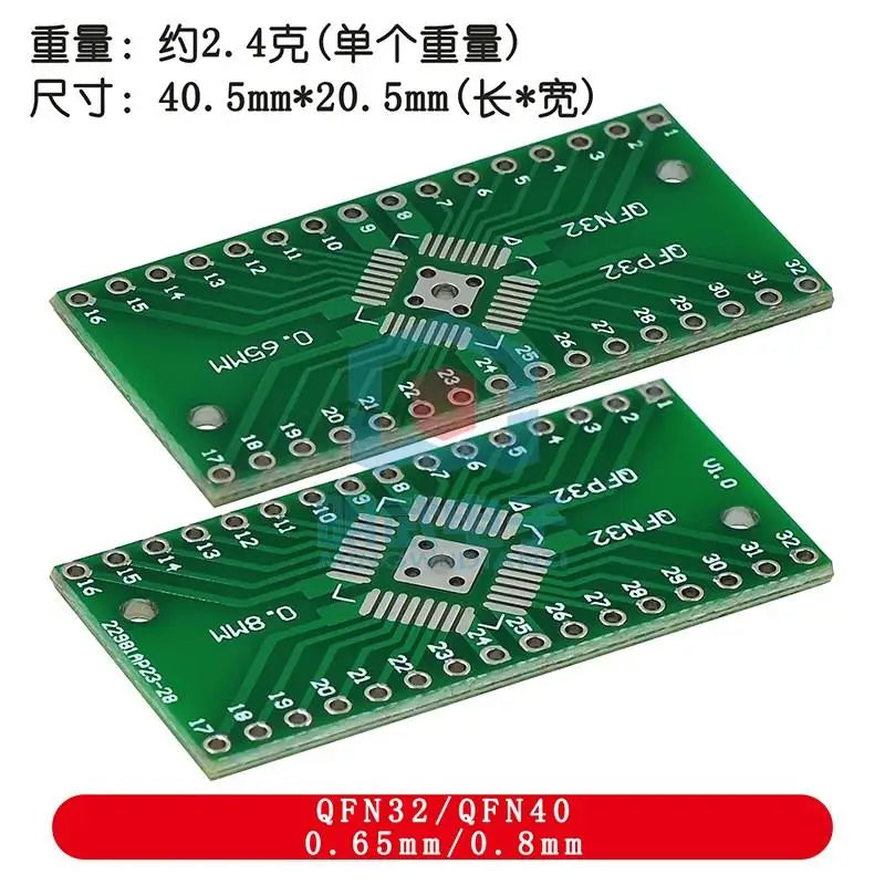 Custom 10PCS SOP Transfer Board SOP8 SOP10 SOP16 SOP28 TQFP QFN56/64 IC Test Board PCB Board SOT23 SMD to DIP