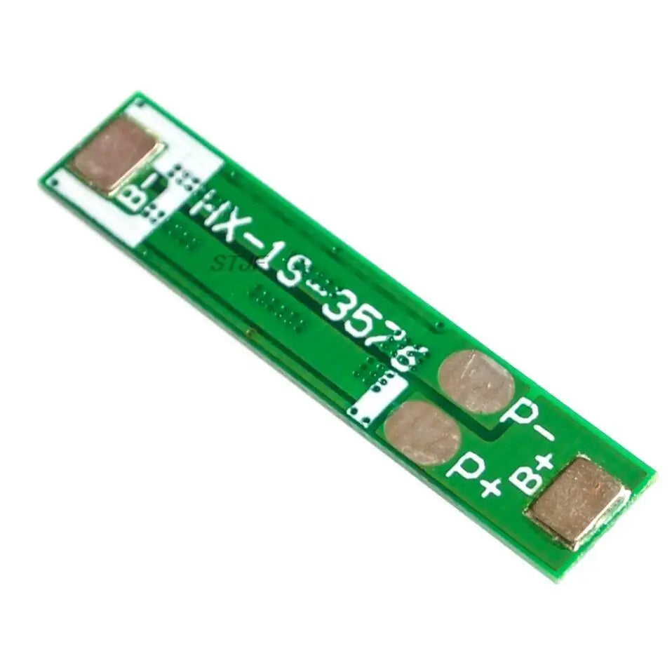 Custom 10PCS/lot  1S 12A li-ion BMS PCM battery protection board pcm for 18650 lithium ion li battery