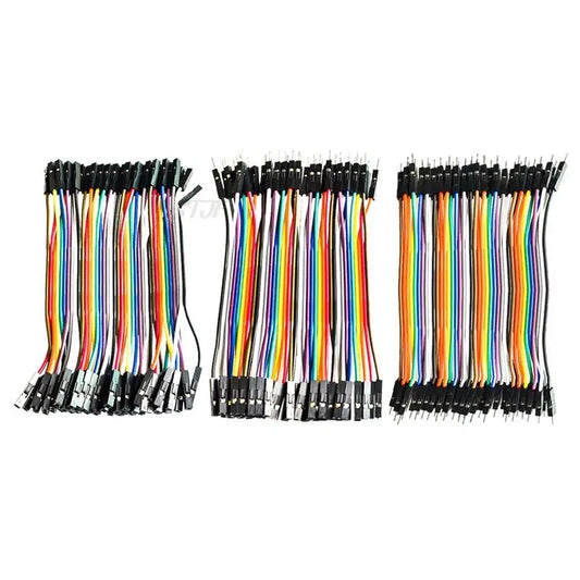 Custom  10cm 2.54mm 1pin Female to Female Male to Female Male to Male jumper wire Dupont cable
