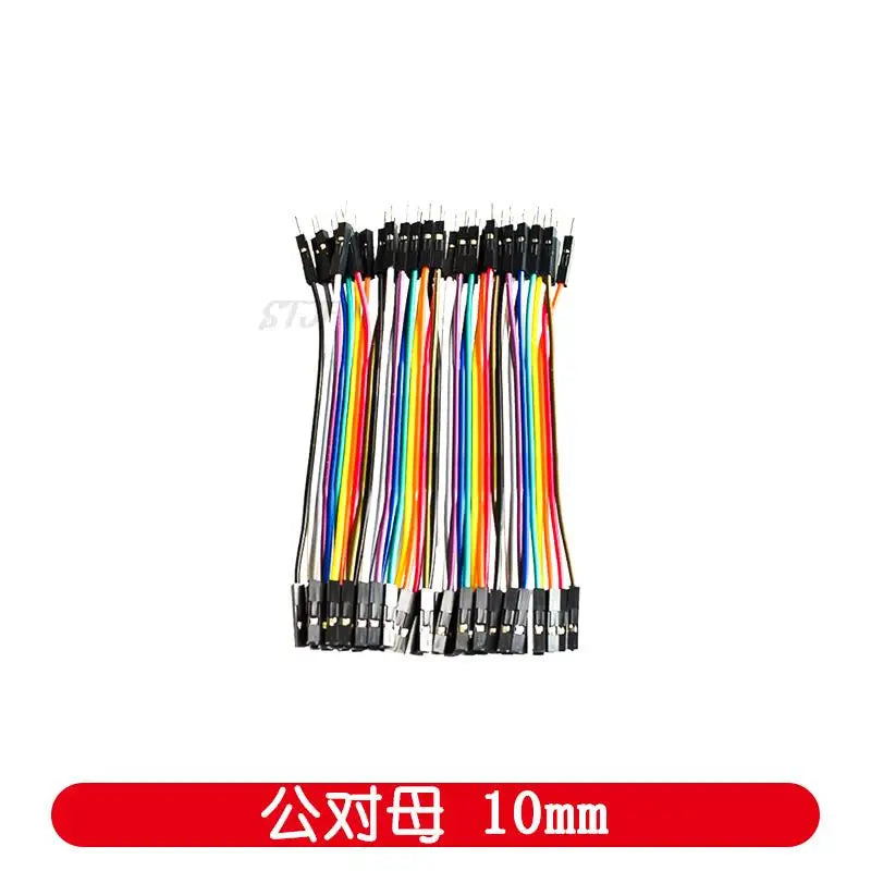 Custom  10cm 2.54mm 1pin Female to Female Male to Female Male to Male jumper wire Dupont cable