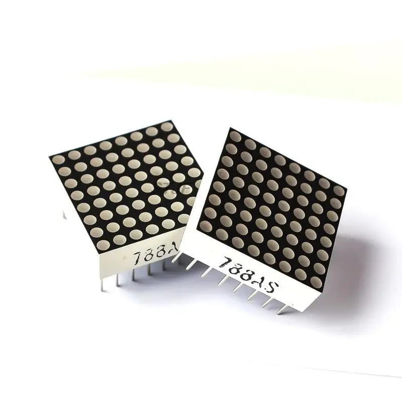 Custom 10pcs 788BS 8x8 8*8 Mini dot matrix LED display Red common cathode Nixie 16 pin 20mmx20mm 1.9mm DIY electronic kit