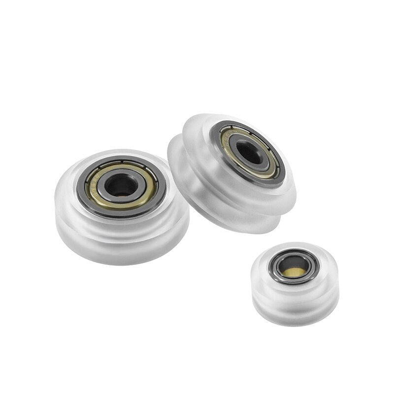 10pcs CNC Wheels Plastic POM Small&amp;Big Passive Round wheel perlin wheel &amp; V-type for V-Slot C-Beam 3d printer parts customize