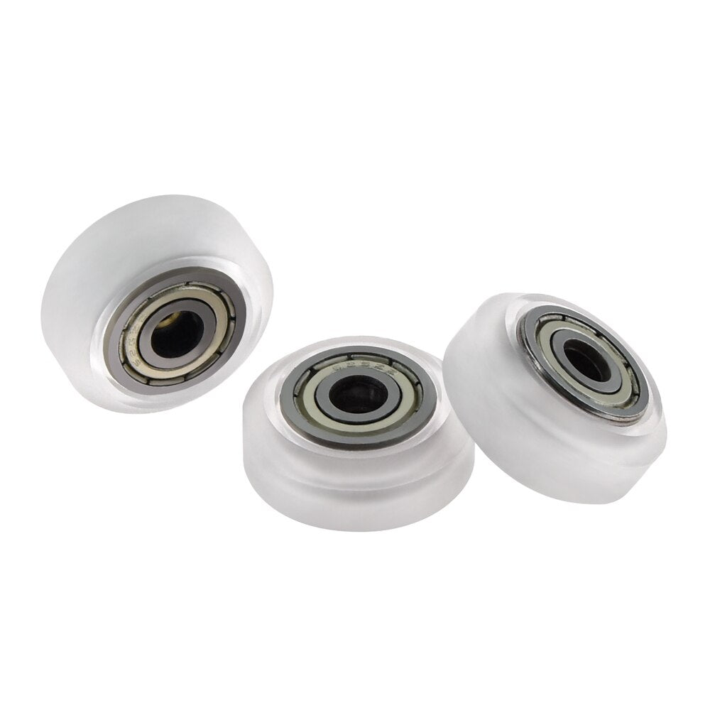 10pcs CNC Wheels Plastic POM Small&amp;Big Passive Round wheel perlin wheel &amp; V-type for V-Slot C-Beam 3d printer parts customize