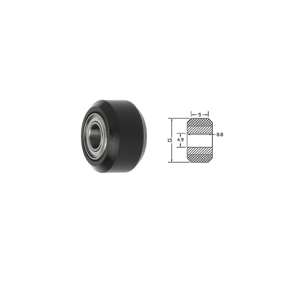 10pcs CNC Wheels Plastic POM Small&amp;Big Passive Round wheel perlin wheel &amp; V-type for V-Slot C-Beam 3d printer parts customize
