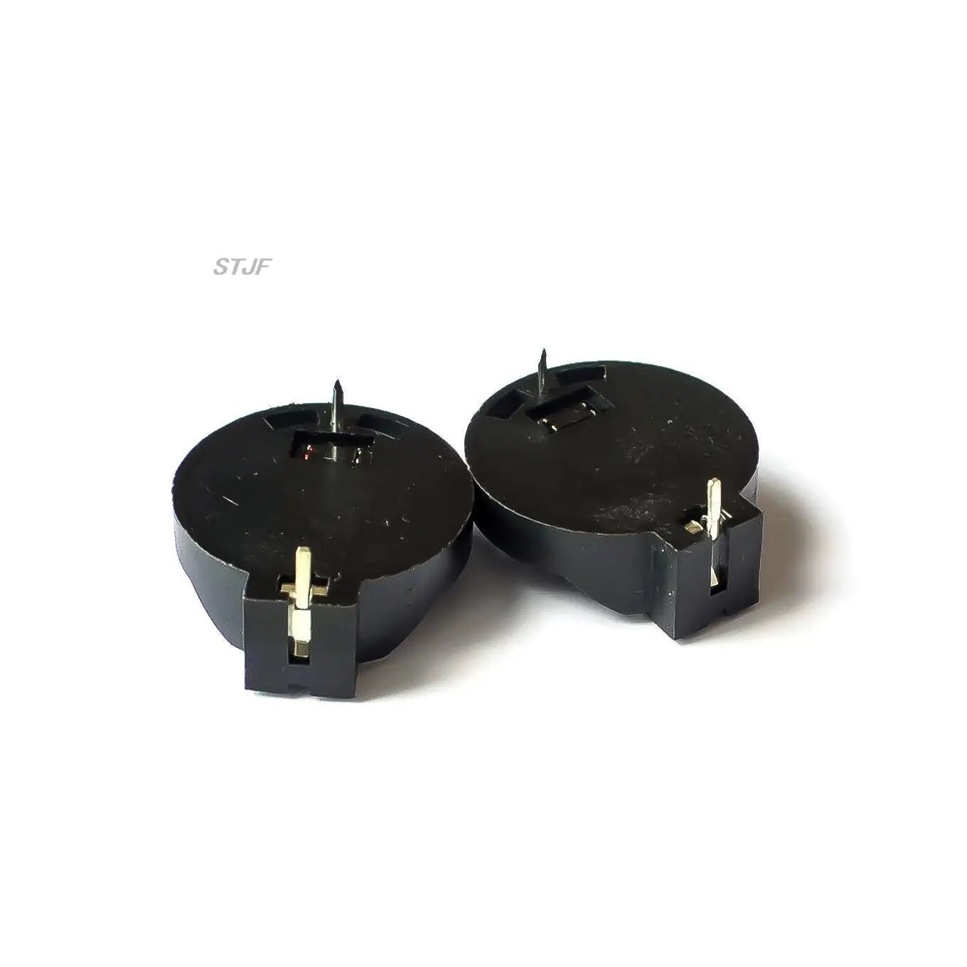 Custom 10pcs DIP CR2032 2032 Battery Button Cell Coin Holder Socket Case Black,ICs&