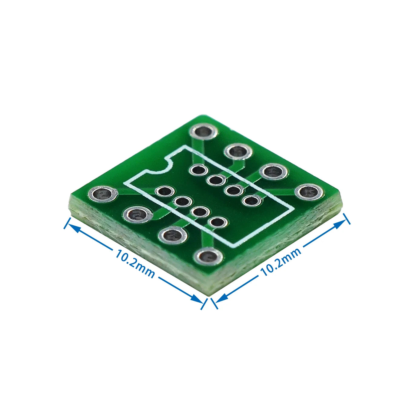 Custom 10pcs DIP8 to SOP8 in-line to patch adapter Sound card upgrade adapter board 1.27 to 2.54