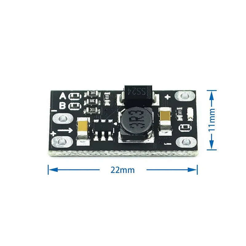 Custom 10pcs Mini DC-DC Boost Step Up Converter 3V 3.2V 3.3V 3.7V 5V 9V to 12V Voltage Regulator PCB Board Module can set 5V/ 8V/ 9V