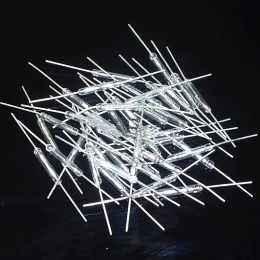 Custom 10pcs Y213 reed pipe  N/O Reed switch Magnetic Switch 2 * 14mm Normally Open Magnetic Induction switch