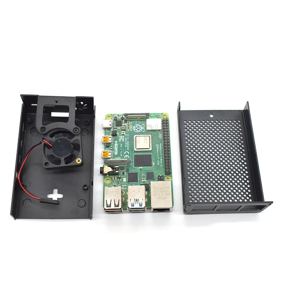 2020 Raspberry Pi 4 Aluminum Case fan cooling and heat dissipation fast LT-4BA03