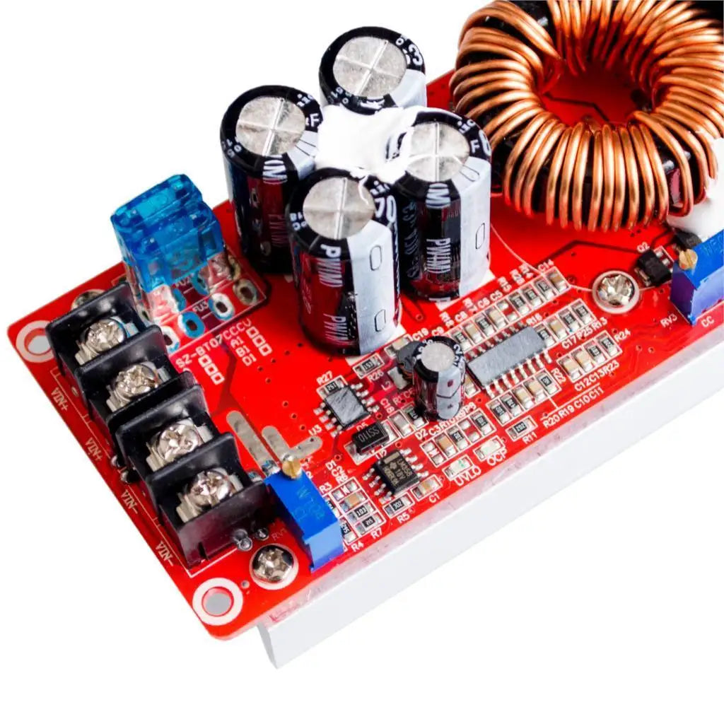 Custom 1200W 20A DC Converter Boost Step-up Power Supply Module IN 8-60V OUT 12-83V