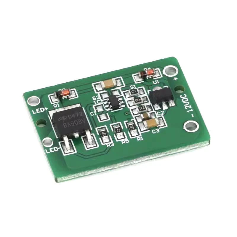 Custom 12V Capacitive Touch Switch Sensor Module Push Button Touching Key Module Jog Latch With Relay DC 6-20V 3A TTP223