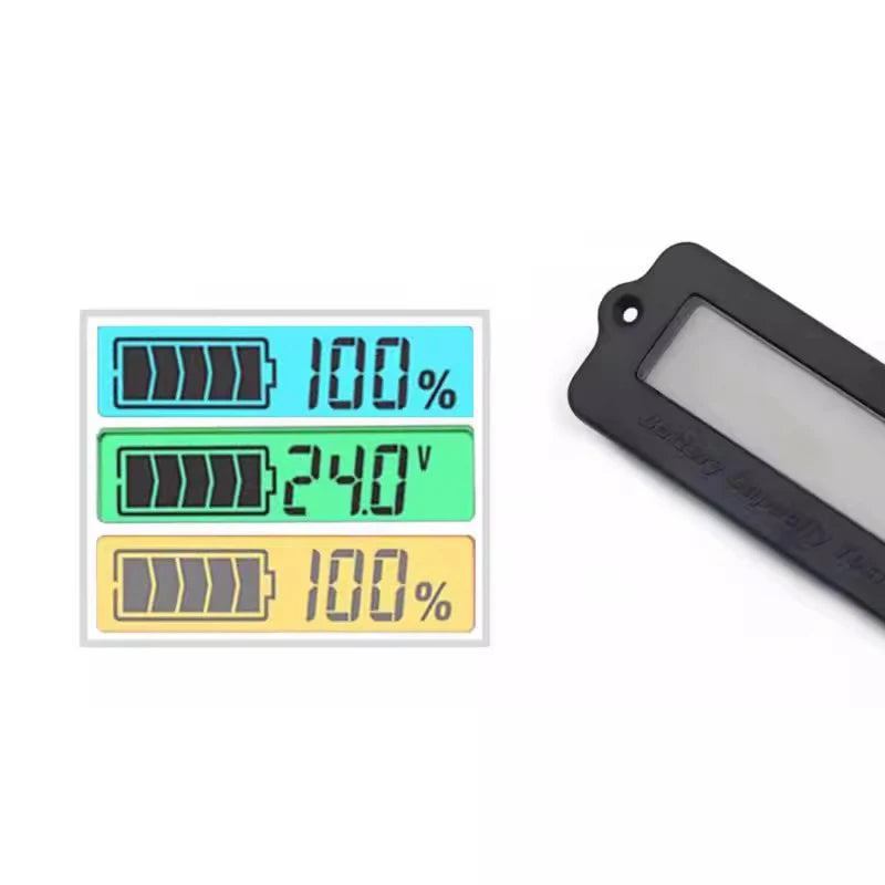 Custom 12V LY6W Lead Acid LiPo Battery Capacity Indicator LCD Display Battery Capacity Meter Power Detect Digital IC Tester Voltmeter