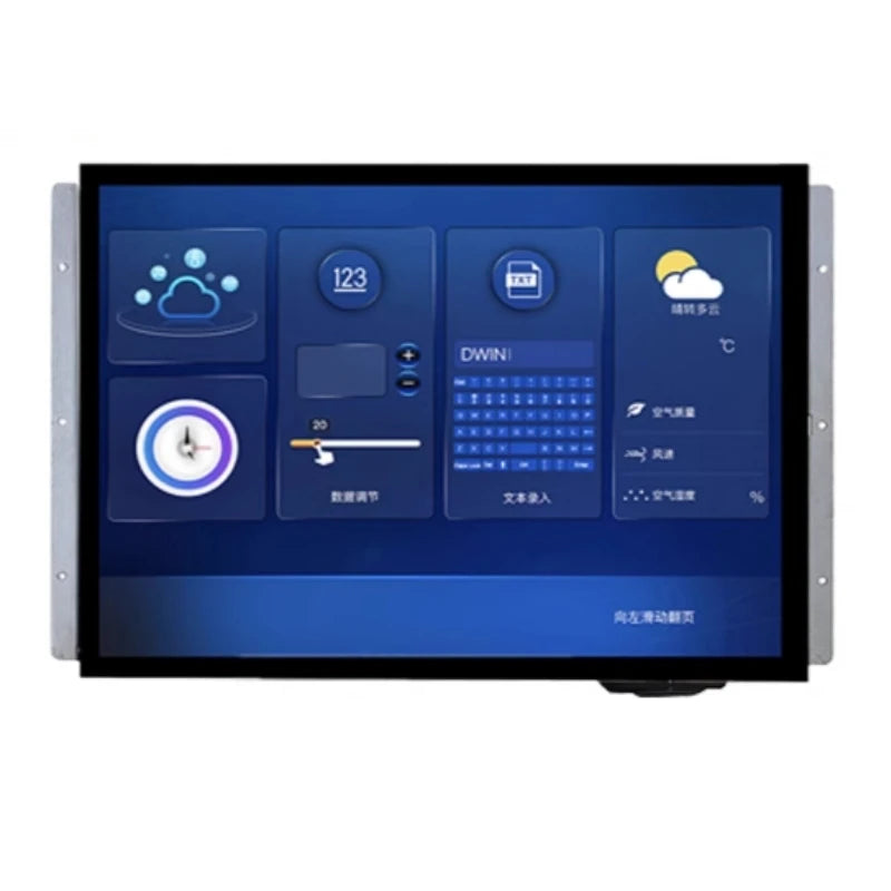 Custom 15 inch high reliability intelligent serial port screen DMG10768150_03W UV/AG touch optional