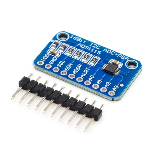 Custom 16 Bit I2C ADS1115 Module ADC 4 Channel with Pro Gain Amplifier
