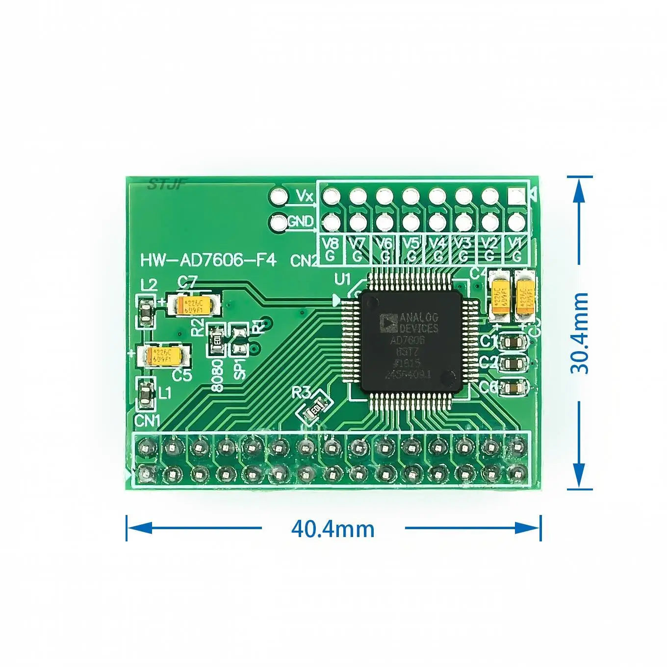 Custom 16Bits ADC 8CH Synchronization AD7606 DATA Acquisition Module 200Ksp