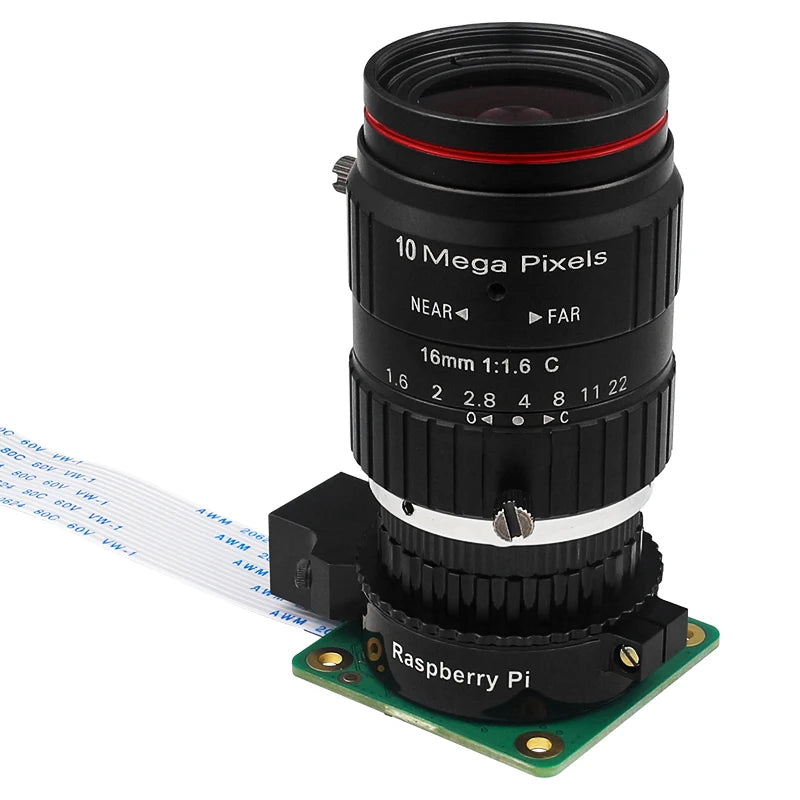 Custom 16mm Lens C-mount Camera Lens for     Pi High Quality Camera 12.3 MP HQ Camera Mocule