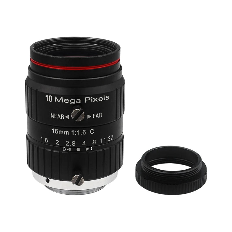 Custom 16mm Lens C-mount Camera Lens for     Pi High Quality Camera 12.3 MP HQ Camera Mocule