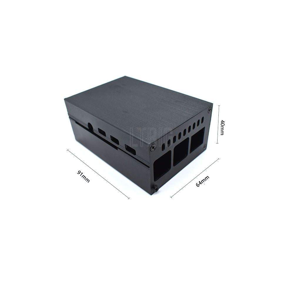 New Hotselling Raspberry Pi 4 case Aluminum enclosure Box with Cooling fan The most cost-effective cheap case LT-4BA06 customize