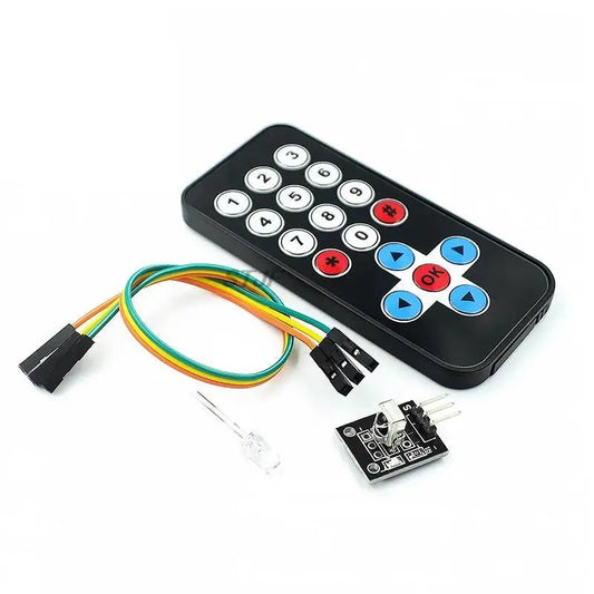 Custom 1LOT Infrared IR Wireless Remote Control Module Kits DIY Kit HX1838 For Arduino Raspberry Pi