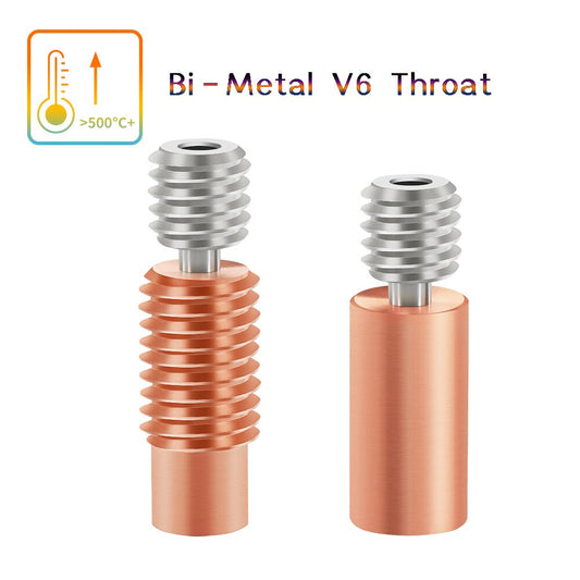 Custom 1PC high quality Heatbreak throat for V6 HOTEND Vocano heater block 1.75MM Filament Remote Feeding 3D printer accessories