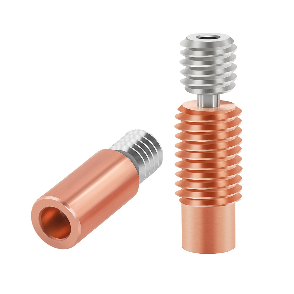 Custom 1PC high quality Heatbreak throat for V6 HOTEND Vocano heater block 1.75MM Filament Remote Feeding 3D printer accessories