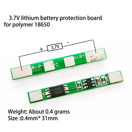 Custom 1PCS/5PCS/10PCS/LOT 1S 3.7V 3A li-ion BMS PCM battery protection board pcm for 18650 lithium ion li battery