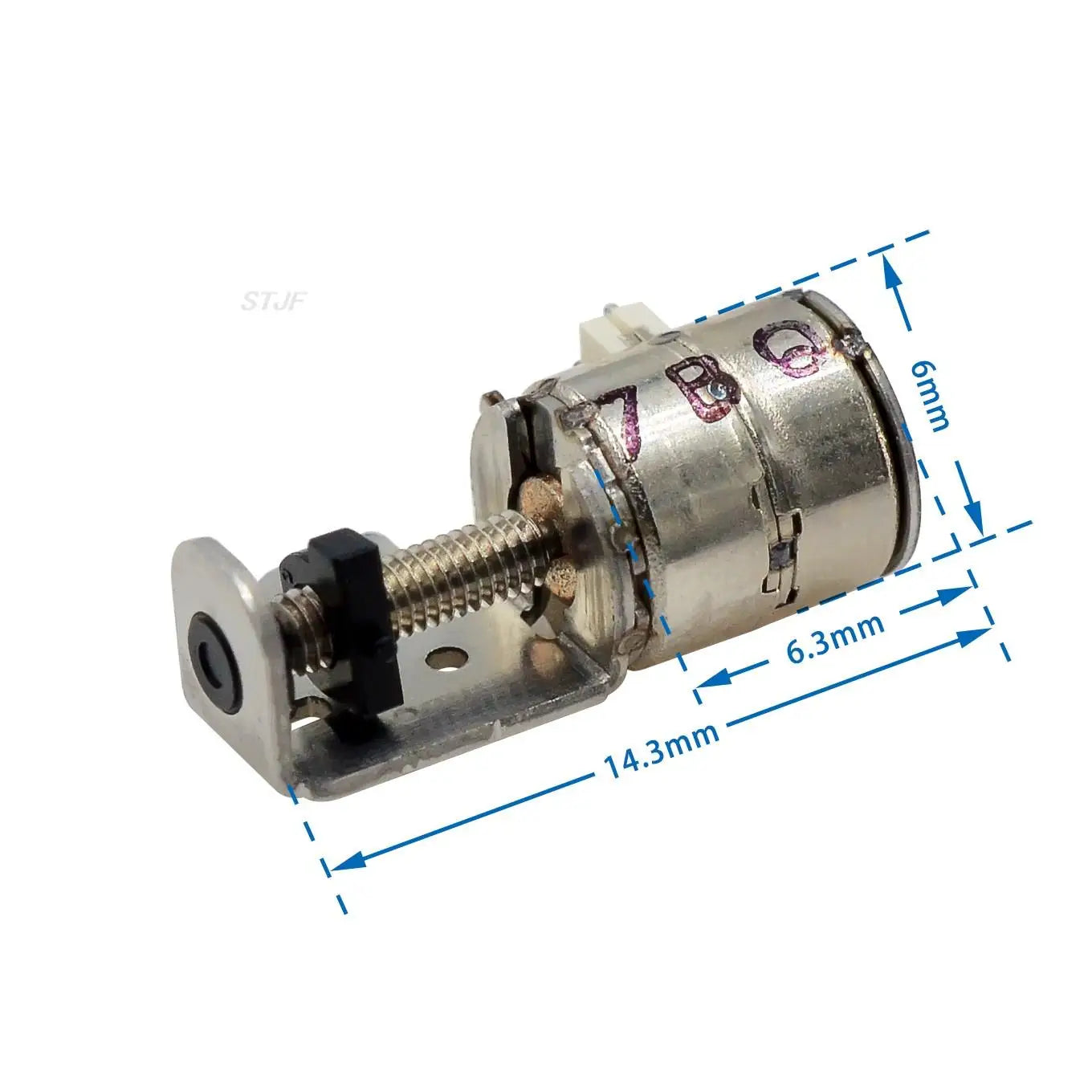 Custom 1PCS  miniature Screw rod 6mm Stepper motor Two-phase four-wire stepping motor