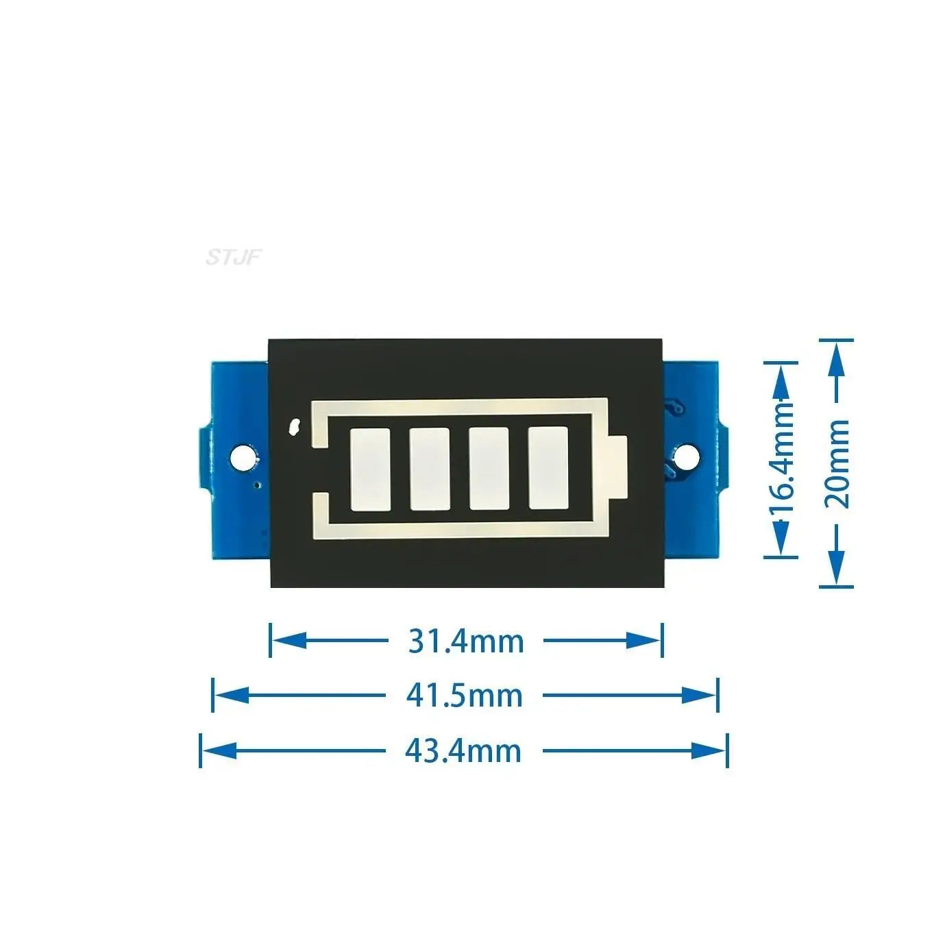 Custom 1S 2S 3S 4S 6S 7S 4 Series Lithium Battery Capacity Indicator Module 16.8V Blue Display Electric Vehicle Battery Power Tester