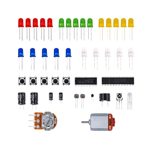 Custom Electronics Fans Package Starter Kit for Arduinos with Retail Box DIY Kit LED Capacitor 74HC595N 1N4001 BC547