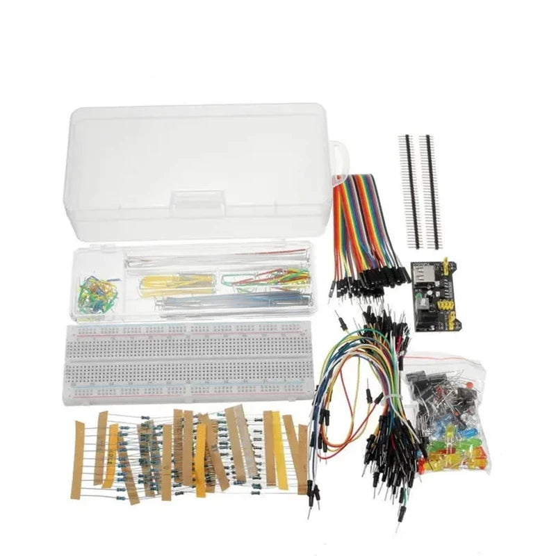 starter kit Power Supply Module 830 Hole Breadboard Resistor Capacitor LED Kit Geekcreit for Arduinos customize