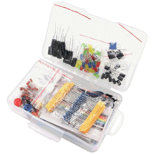 Starter Kit for Ar-du-ino Resistor /LED / Capacitor / Jumper Wires / Breadboard resistor Kit with Retail Box customize