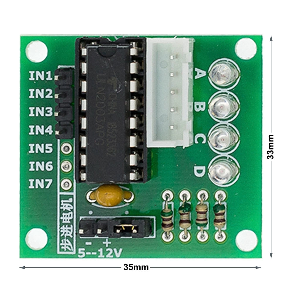 LT 5V 4-Phase Stepper Step Motor + Driver Board ULN2003 with drive Test Module Machinery Board for Arduinos customize