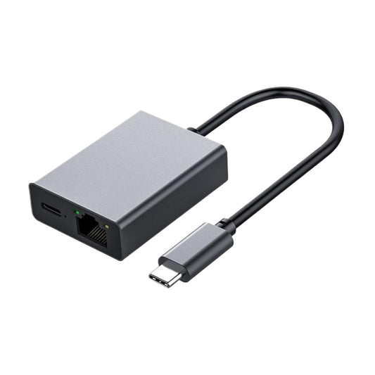 USB To Ethernet Network Adapter 1000Mbps Type-C To RJ45 Internet Cable Support PD Charging for Mobile Phone/Tablet