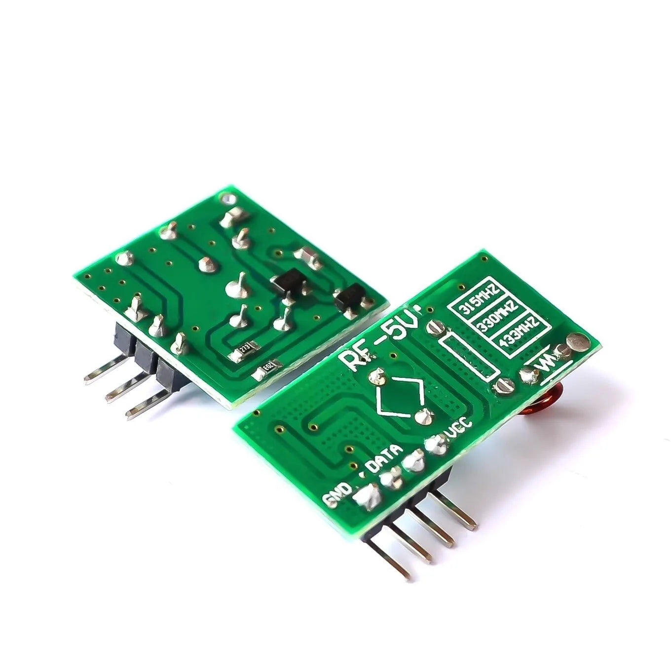 Custom 1pair RF wireless receiver module & transmitter module board Ordinary super- regeneration 315/433MHZ DC5V (ASK /OOK)