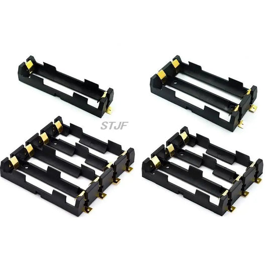 Custom 1x2x3x4x 18650 SMT Battery Holder 18650 SMD Battery Box Storage Case Container Power Bank With Bronze Pins Rechargeable SMT
