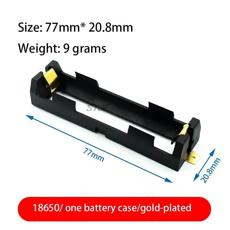 Custom 1x2x3x4x 18650 SMT Battery Holder 18650 SMD Battery Box Storage Case Container Power Bank With Bronze Pins Rechargeable SMT