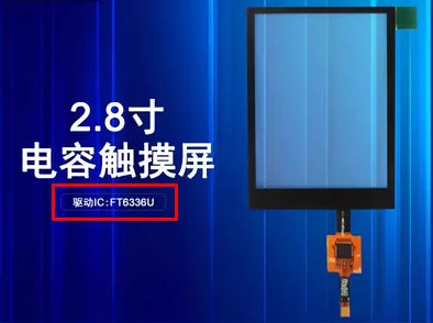 Custom 2.8 inch TFT LCD color display screen SPI serial port ST7789V 240 * 320 capacitive touch