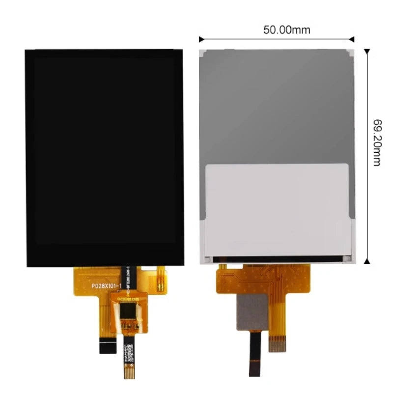 Custom 2.8 inch TFT LCD color display screen SPI serial port ST7789V 240 * 320 capacitive touch