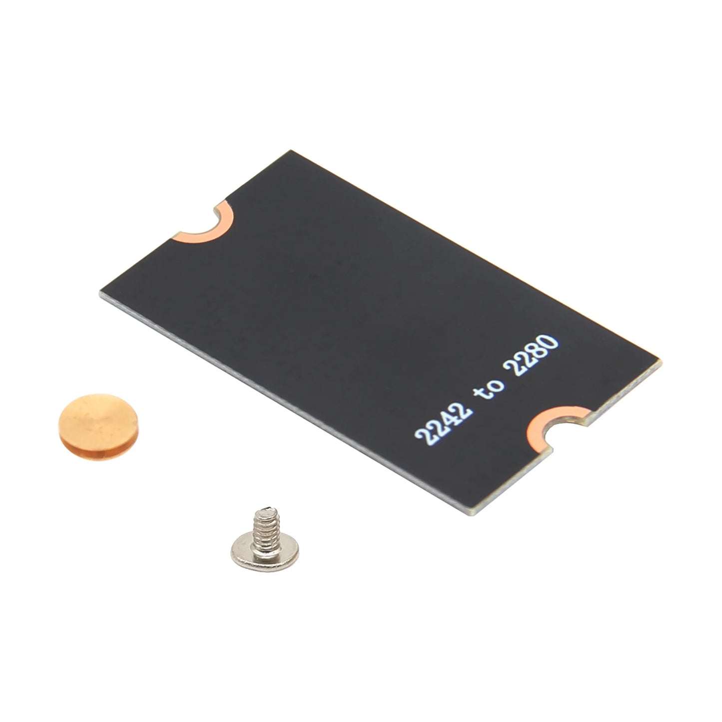 Custom 2 PCS M.2 NGFF NVMe SSD Length Extend Adapter Bracket