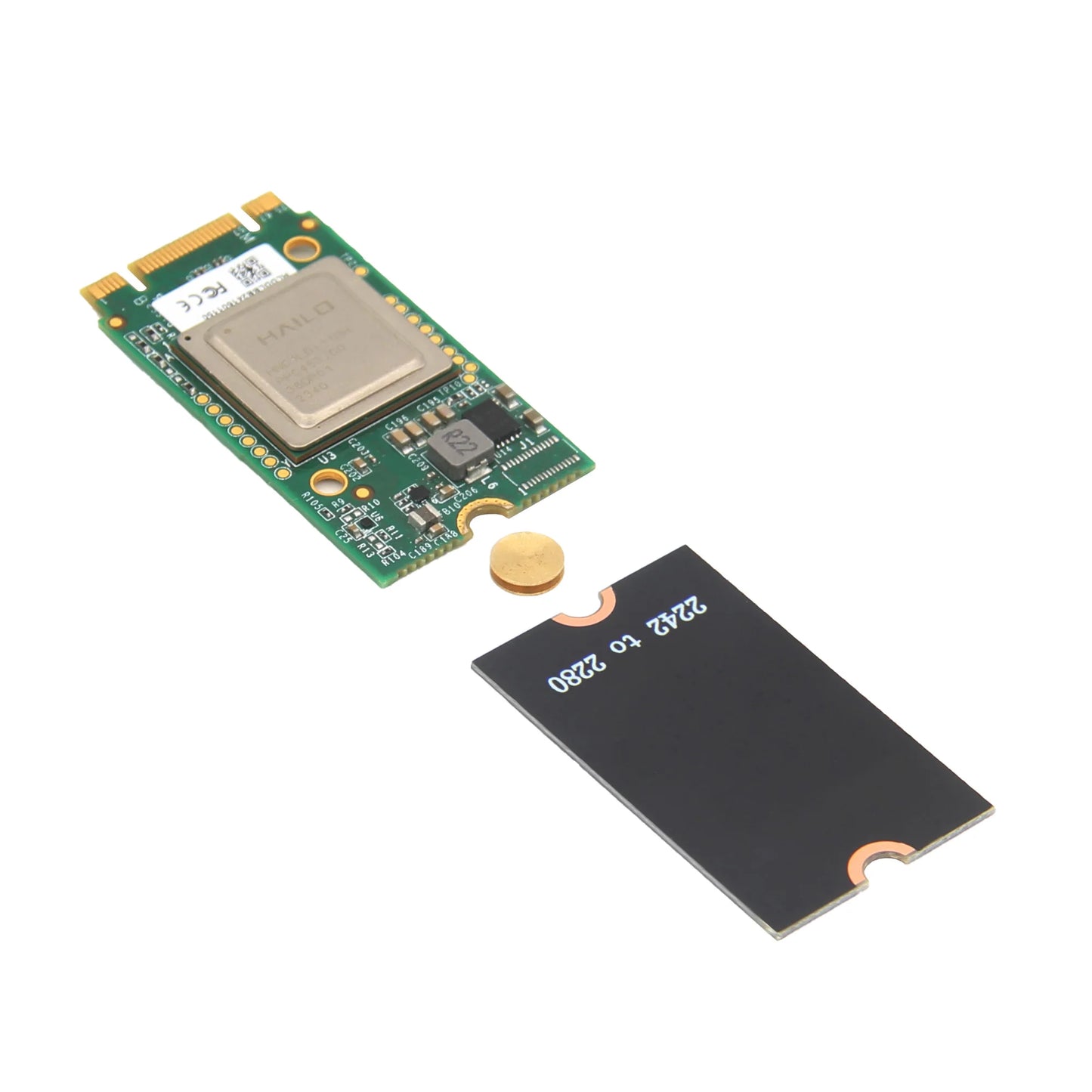 Custom 2 PCS M.2 NGFF NVMe SSD Length Extend Adapter Bracket