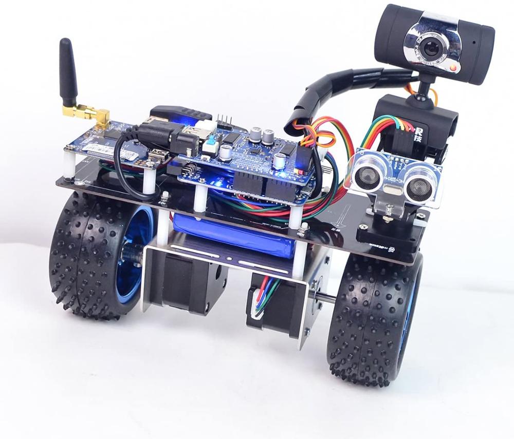 2-Wheel Self-Balancing Robot car kit, WiFi Smart Robot car with 2-DOF Hd Camera，Android/iOS APP PC Remote Control Customize