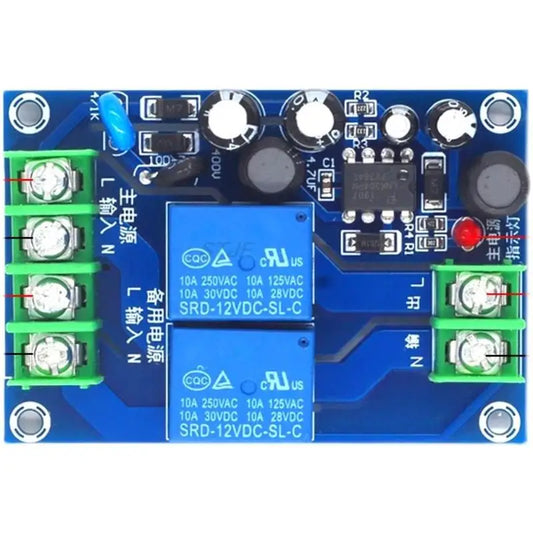 Custom 220v Dual Power Supply Automatic Switching Module 10a Dual Power Supply, Two Input and One Output Power-off Switch Board Module