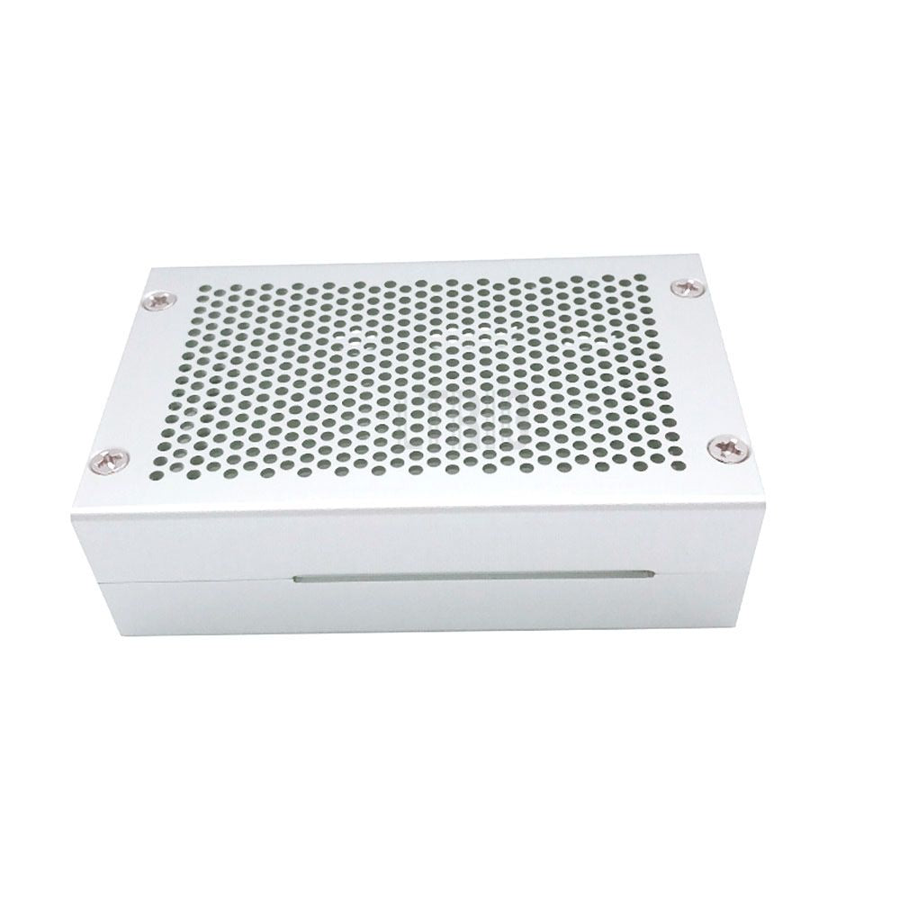 Raspberry Pi 4 Aluminum Case Fan cooling + black and white color options LT-4B01 customize