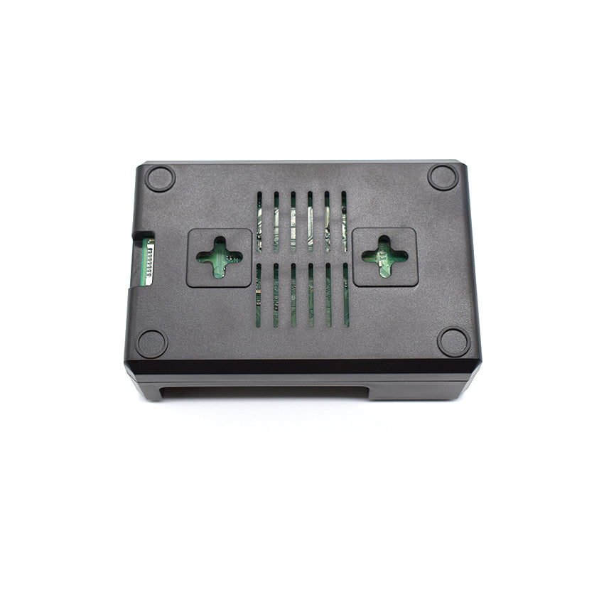 Raspberry Pi case , compatible with pi 4, can be installed with fan, reserved cable port, black LT-4A06 customize