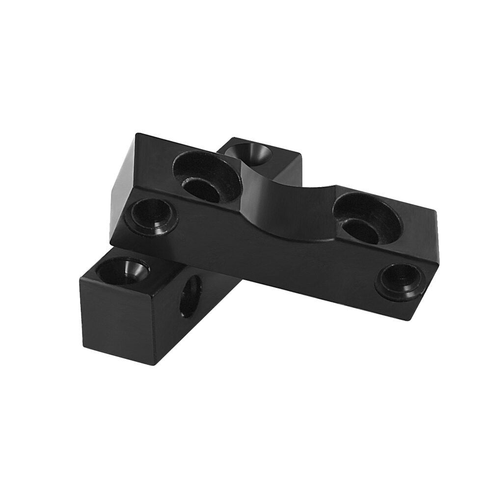 Custom 2Pcs 3D Printer Parts Nema17 Stepper Motor Aluminum Fixed Angle Code For 3D Printer Ender 3 CR10 Pro Z Axis Mounting Bracket