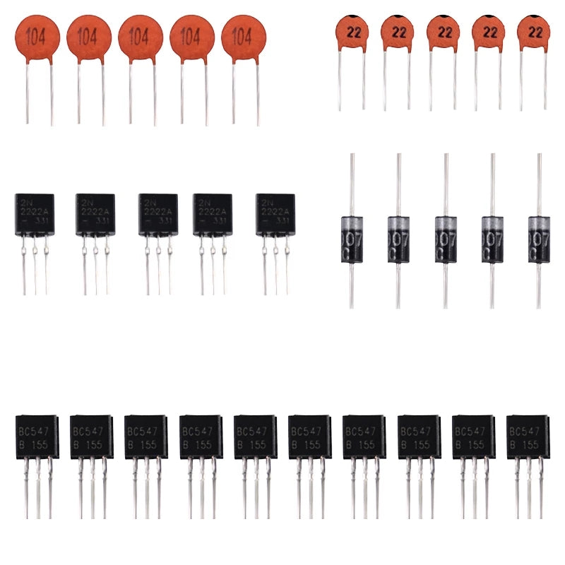 Electronic Universal Parts Kit Breadboard LED Cable Resistor Potentiometer Capacitance for Arduinos Kit