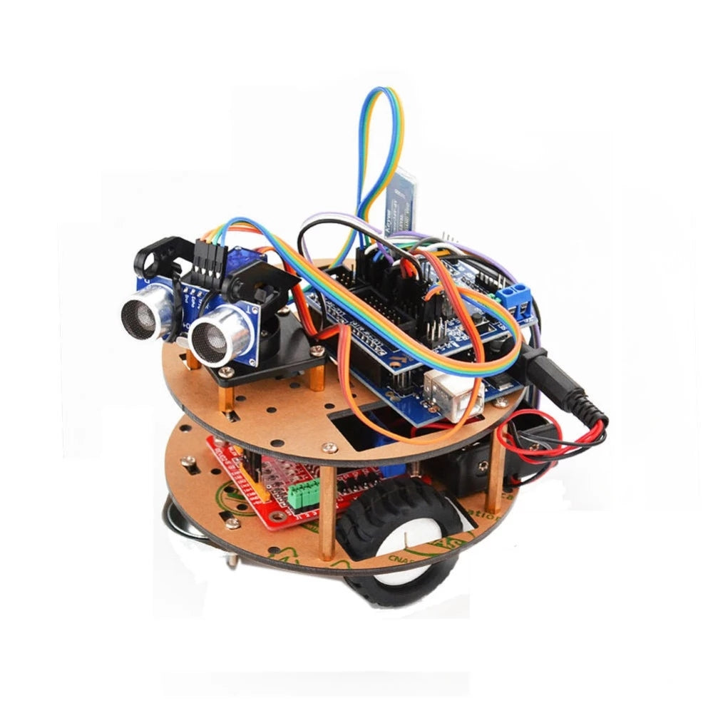 Smart Turtle Robot Car Wireless Control Learning Kit for Arduino Support Tracking/Ultrasonic Obstacle Avoidance customize