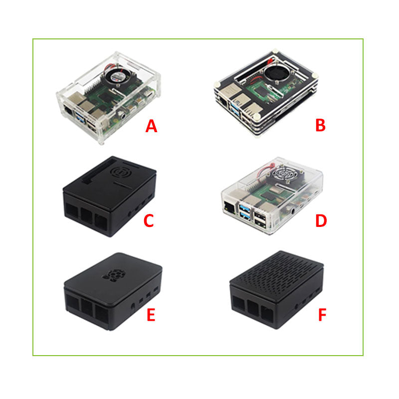 Raspberry Pi 4 Model B 2G/4G/8G RAM Board + Reader + Heat Sinks + Cooling Fan + Video Cable + Power Supply for RPI 4B customize